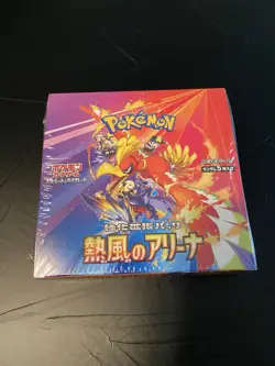 Pokemon Heat Wave Arena - Japanese Factory Sealed Booster Box - 30 Packs - Image 1