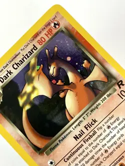 Dark Charizard 4/82 Team Rocket Unlimited English Holo Rare Vintage Pokemon NM - Image 2