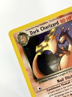 Dark Charizard 4/82 Team Rocket Unlimited English Holo Rare Vintage Pokemon NM - Image 3