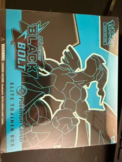 Scarlet &Violet Black Bolt Pokemon Center Elite Trainer Box+Team Rocket'sMoltres - Image 1