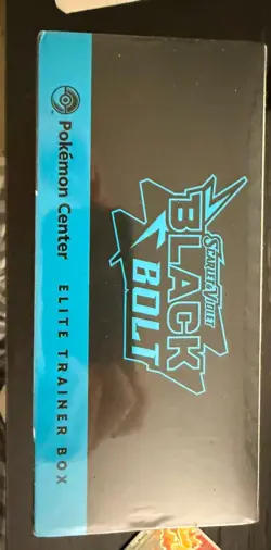 Scarlet &Violet Black Bolt Pokemon Center Elite Trainer Box+Team Rocket'sMoltres - Image 2