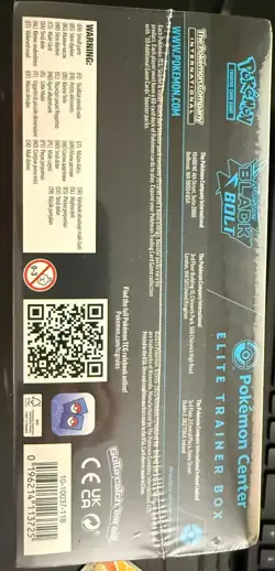 Scarlet &Violet Black Bolt Pokemon Center Elite Trainer Box+Team Rocket'sMoltres - Image 4
