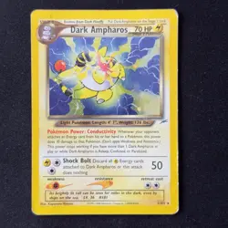 Dark Ampharos 1/105 Holo Rare Neo Destiny 2000 WOTC Vintage Pokemon English - Image 1