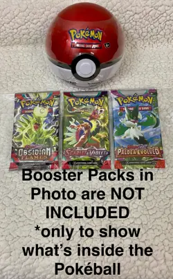 Pokemon TCG Booster Bundle (E) 11 Booster Packs - Pokeball Tin / Heat Wave + - Image 4