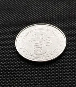 Horsea Pokemon Battle Coin Silver Japanese Very Rare Nintendo From Japan F/S - Image 2