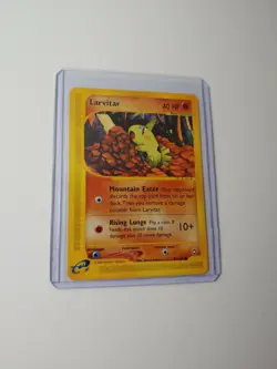 Larvitar 89/147 Common Near Mint Aquapolis Pokemon e-Reader - Image 1