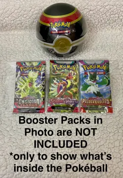 Pokemon TCG Booster Bundle (B) 11 Booster Packs - Pokeball Tin / Heat Wave + - Image 4