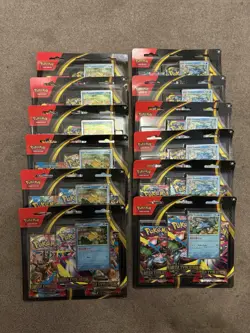 Pokemon TCG Mega Evolution Triple Pack Blister New & Sealed X12 - Image 1