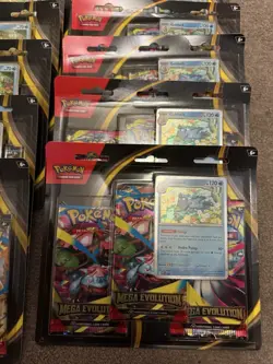 Pokemon TCG Mega Evolution Triple Pack Blister New & Sealed X12 - Image 3
