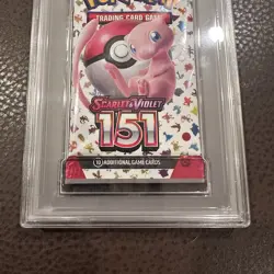 Pokemon Scarlet & Violet 151 Sealed Foil Booster Pack English Graded PSA 9 Mint - Image 3