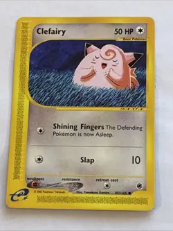 Clefairy 101/165 Expedition Base Set Regular Pokemon TCG MP - Image 1