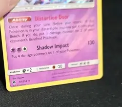 Giratina 97/214 Pokemon TCG Sun & Moon Lost Thunder Holo LP - Holo Bleed - Image 3