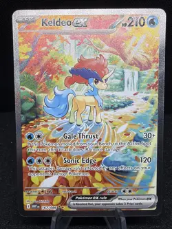 167 Keldeo ex Special Illustration Rare Pokemon White Flare English SIR CLEAN - Image 1