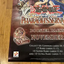 2002 Rare Yu-Gi-Oh! (Yugioh) Pharaoh's Servant Promo Poster 18 x 24 - Image 5