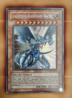 Yu-Gi-Oh! Leuchtender Blauaugiger Drache RP02 Secret Rare NM - Reprint - Image 1