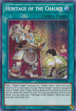 Heritage of The Chalice - MP19-EN224 Prismatic Secret Rare 1st Ed NM Yugioh - Image 1