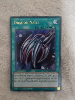 Dragon Nails | BLCR-EN003 | Ultra Rare | 1st Edition | YuGiOh TCG - Image 1