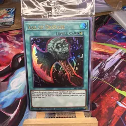 Yugioh Axe Of Despair LART-EN051 Sealed Lost Art + BONUS HOLO - Image 1