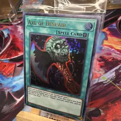 Yugioh Axe Of Despair LART-EN051 Sealed Lost Art + BONUS HOLO - Image 3