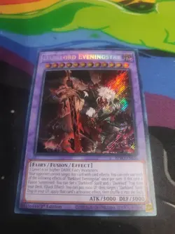 Darklord Eveningstar BPRO-EN036 Secret Rare Yugioh 1st Edition Burst Protocol - Image 1