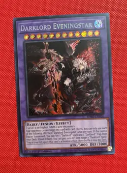 Yu-Gi-Oh! Darklord Eveningstar Secret Rare BPRO-EN036 In Hand! - Image 1