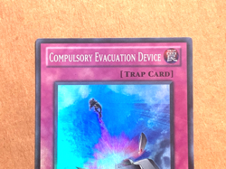 yugioh Compulsory Evacuation Device TU04-EN005 Super Rare Near Mint - Image 5