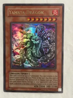 YUGIOH YAMATA DRAGON LOD-067 HOLO NEVER PLAYED NM ACTUAL PICS - Image 1