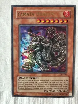 YUGIOH YAMATA DRAGON LOD-067 HOLO NEVER PLAYED NM ACTUAL PICS - Image 3