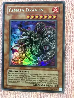 YUGIOH YAMATA DRAGON LOD-067 HOLO NEVER PLAYED NM ACTUAL PICS - Image 4