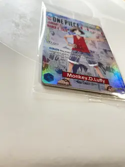 One Piece Monkey D. Luffy US College Basketball Promo Card *Small Ding Bottom* - Image 5