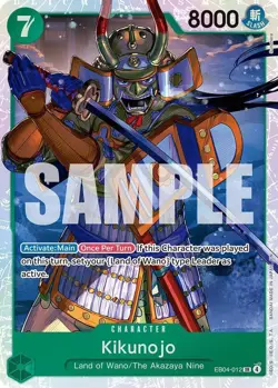 One Piece English - Kikunojo - EB04-012 - SR - NM - Image 1