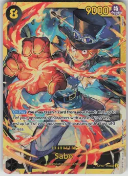 One Piece TCG Sabo SEC 500 Years in the Future OP07-118 - Image 1