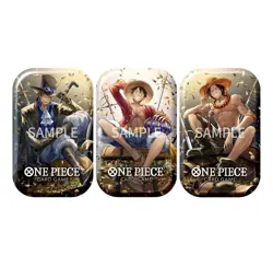 One Piece - Tin Pack Set Vol.2 [TS-02] - complete Art Set of 3 tins - Sealed - Image 1