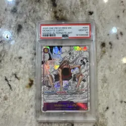 Monkey.D.Luffy Alternate Art Foil Secret Rare EB02-061 manga PSA 10 2025 - Image 1