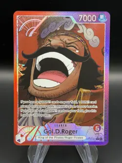 One Piece TCG Gol.D.Roger OP13-003 Alt Art Leader OP13 Carrying On His Will - Image 1