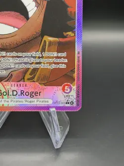 One Piece TCG Gol.D.Roger OP13-003 Alt Art Leader OP13 Carrying On His Will - Image 5