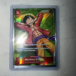 One Piece Starter Deck EX: Gear 5 Monkey D Luffy ST21-014 Parallel Alt Art NM - Image 1