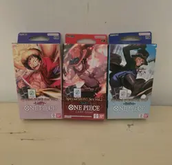 Bandai One Piece SPECIAL DON!! Sealed Volume 1, 2, & 3 LUFFY ACE SABO 3 Box Set - Image 1