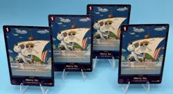One Piece TCG Going Merry EB02-041 R Anime 25th Collection ENGLISH PLAYSET X4 - Image 1
