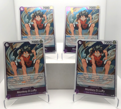 Monkey D. Luffy Playset - OP03-070 x4 - Pillars of Strength - One Piece TCG - Image 1