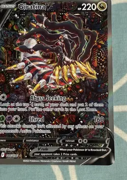 Giratina V 186/196 Alt Art Lost Origin Ultra Rare Pokemon Card 9.5 Digital Grade - Image 4