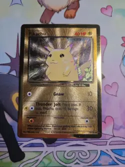 Pikachu - (Celebrations Metal Card) 058/102 Miscellaneous Cards & Products Holo - Image 1