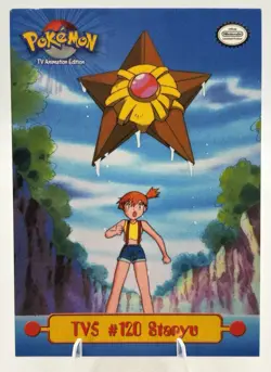 TV5 #120 Staryu- TV Animation Edition - Pokemon Topps Card - Image 1