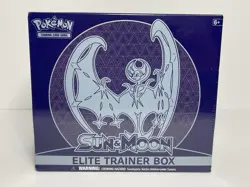Pokemon Trading Card Game Sun & Moon Lunala Elite Trainer Box 2017 Nintendo - Image 1