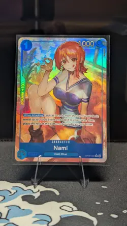 Nami (Alt Art) OP09-050 R Emperors in the New World ONE PIECE Card Game NM - Image 1