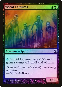 Viscid Lemures FOIL Time Spiral NM Black Common MAGIC GATHERING CARD ABUGames - Image 1
