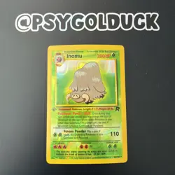 Pokemon prism vending card Piloswine First Edition Team Rocket 221/64 - Image 1