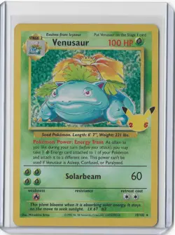 Pokemon- Venusaur Holo Celebrations Classic Collection Card 15/102 - Image 1