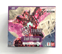 Gundam Card Game SEALED Steel Requiem Booster Box GD03 - Image 1