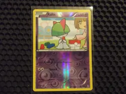 Pokemon Card Ralts 68/162 Ultra Rare Reverse Holo XY BREAKthrough 2015 NM - Image 1